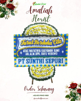 Papan Bunga Duka di Kiyage