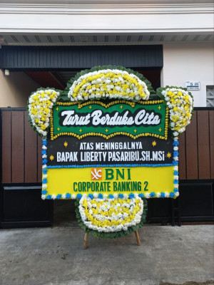 Papan Bunga Duka di Kiyage