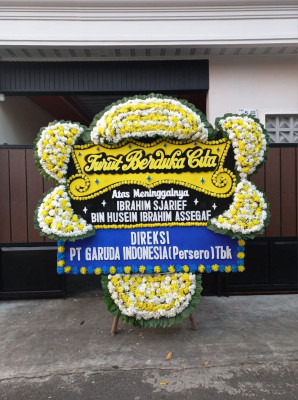 Papan Bunga Duka di Kiyage