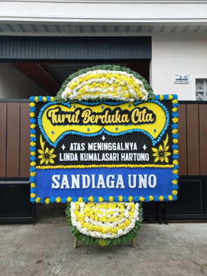 Papan Bunga Duka di Kiyage