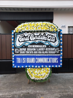 Papan Bunga Duka di Kiyage